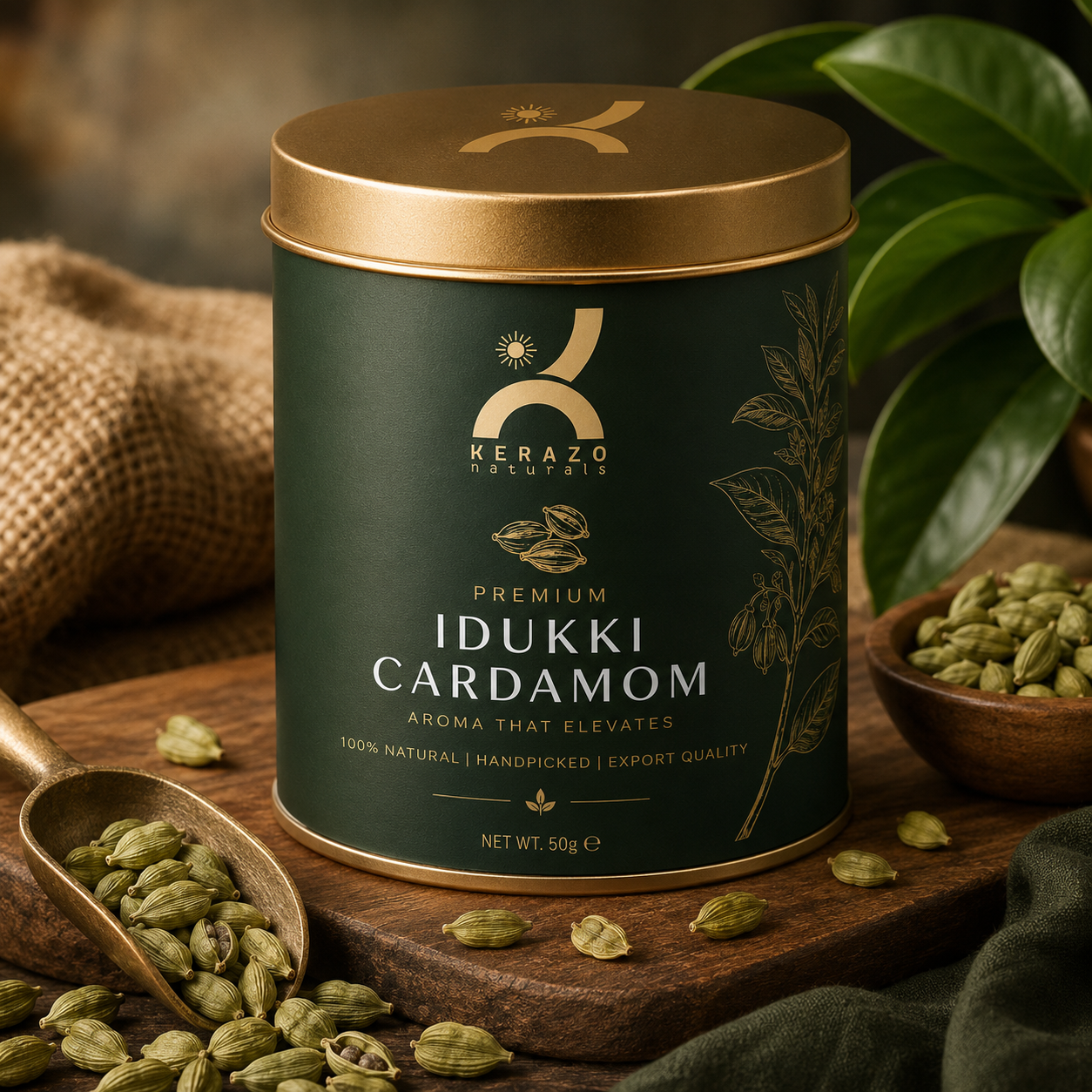 Premium Idukki Cardamom